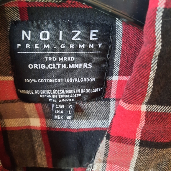 SOLD JEN'S BUNDLE black and red really comfy long short by Noize size L - Picture 2 of 7